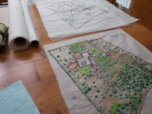 Permaculture learning - masterplan drawing