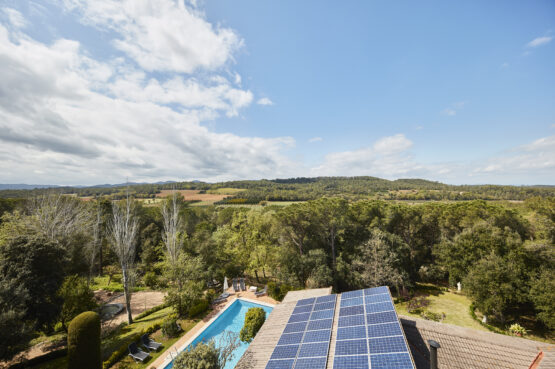 solar energy is part of our "putting the planet first" strategy at La Bruguera