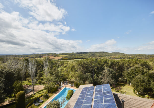 solar energy is part of our "putting the planet first" strategy at La Bruguera