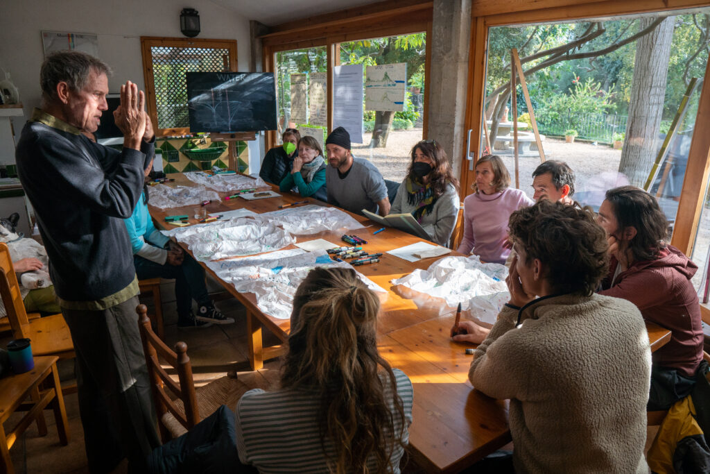 Permaculture Water course at La Bruguera