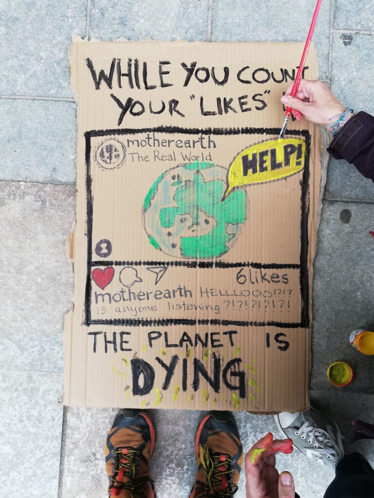 putting the planet first - La Bruguera instagram climate banner