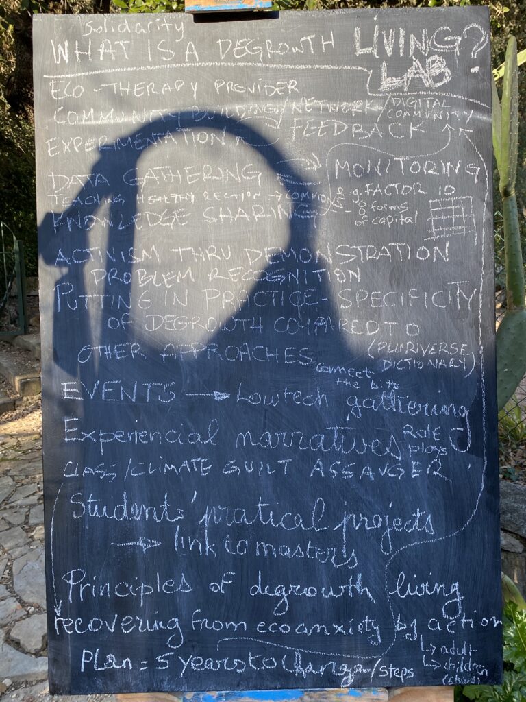 La Bruguera Degrowth Living Lab brainstorm notes